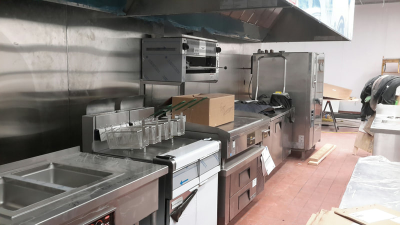 Commercial Kitchen Remodel - Fry station