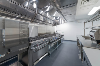 Kitchen grills and ovens for restaurants